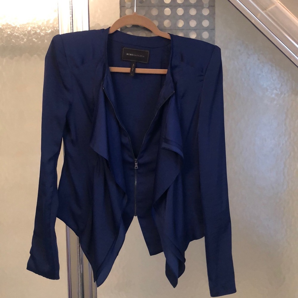 BCBGMAXAZRIA Zip Up Cardigan